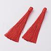 Nylon Tassels Big Pendant Decorations HJEW-G010-B-2