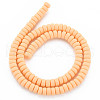Handmade Polymer Clay Beads Strands CLAY-N008-130-3