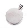 304 Stainless Steel Pendants STAS-P115-08P-2