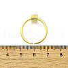 Mother's Day Rings 3Pcs 3 Colors Brass Micro Pave Cubic Zirconia Cuff Rings for Women RJEW-S399-06G-5