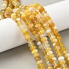 Natural Banded Agate Beads Strands G-F790-I01-01B-1