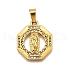 304 Stainless Steel Pendants STAS-B086-09A-G-1