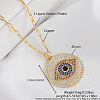 Brass Micro Pave Cubic Zirconia Pendants FS-WG8D67C-06-2