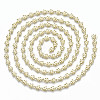 Brass Flower Link Chains CHC-N018-062-2