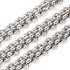 304 Stainless Steel Woven Link Chains CHS-S012-02P-1