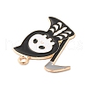 Halloween Theme Alloy Enamel Pendants ENAM-I053-A03-3