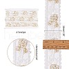 Flower Pattern Lace Embroidery Organza Trimming OCOR-FG0001-30-2