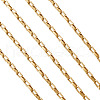 PVD Vacuum Plating 304 Stainless Steel Venetain Chains CHS-TA0001-04G-3