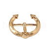 Zinc Alloy Half Hoop Arrow Clasps PW-WG4C536-01-1
