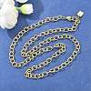 Brass Cable Chain Necklaces NJEW-H206-15G-4