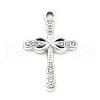 Alloy Rhinestone Pendants FIND-U026-01P-1