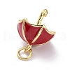 Real 18K Gold Plated Brass Charms KK-L188-24G-05-3