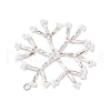 Christmas Seed Beads Beaded Charms PALLOY-MZ00328-5
