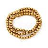 Non-Magnetic Synthetic Hematite Beads Strands G-D800-12E-4