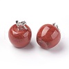 Natural Red Jasper Pendants G-E513-A05-1