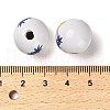 Natural Wood European Beads WOOD-S059-01G-3