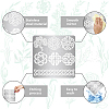Stainless Steel Cutting Dies Stencils DIY-WH0238-107-5