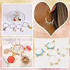 Beebeecraft 80Pcs 4 Size 316 Surgical Stainless Steel Wine Glass Charms Rings STAS-BBC0003-18-5