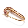 Brass Hoop Earrings EJEW-K085-02G-2
