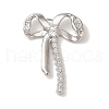 Brass Micro Pave Clear Cubic Zirconia Pendants KK-G499-05P-1