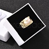 Mother's Day Jewellery Natural Pearl Finger Rings RJEW-P113-21G-3