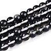 Baking Painted Transparent Glass Beads Strands DGLA-N011-10mm-10-1