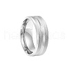 Grooved Stainless Steel Finger Rings for Men WG2ADDA-04-2