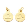 Golden Plated 304 Stainless Steel Charms STAS-C022-01I-G-2