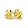 Brass Bead Caps KK-L075-021G-01-1