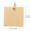 304 Stainless Steel Stamping Blank Tag Charms STAS-I311-28G-3