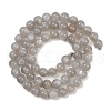 Natural Grey Moonstone Beads Strands G-G206-A01-6mm-3
