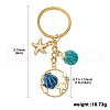 Alloy Enamel & Rhineston & Plastic Keychain KEYC-YW00076-01-3