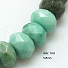 Natural Green Onyx Agate Beads Strands G-G220-6x4mm-04-3
