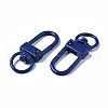 Spray Painted Eco-Friendly Alloy Swivel Snap Hooks Clasps PALLOY-T080-02B-NR-3