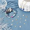 Unicraftale 80Pcs 8 Style 304 Stainless Steel Bead Caps STAS-UN0031-57-3