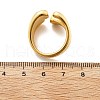 304 Stainless Steel Teardrop Cuff Rings RJEW-Q012-04G-5