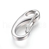 304 Stainless Steel Keychain Clasp Findings STAS-Q130-1