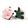 Cotton Knitting Artificial Flower DIY-P082-01F-2