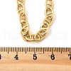 Brass Oval Link Chain Necklaces for Women Men NJEW-F337-05G-3