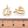 Brass Micro Pave Cubic Zirconia Charms KK-N263-97G-A-3