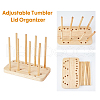 Wood Adjustable Cup Lid Holder ODIS-WH0043-88-5
