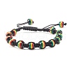 Adjustable Braided Beads Bracelets BJEW-JB07014-1