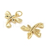 Brass Micro Pave Cubic Zirconia Pendants KK-C092-05G-2