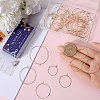 SUNNYCLUE 100Pcs 5 Size 316 Surgical Stainless Steel Wine Glass Charms Rings STAS-SC0007-24-3