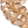 Electroplate Glass Beads Strands EGLA-Z001-03A-PL01-3