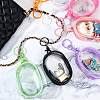 SUPERFINDINGS 7Pcs 7 Colors Oval Transparent PVC Packaging Bags DIY-FH0007-66-5