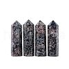 Point Tower Natural Fluorescent Syenite Rock Home Display Decoration PW-WG91074-02-4