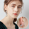 SOFPLATE 240Pcs 6 Styles Eco-Friendly Silicone Full-covered Ear Nuts FIND-SP0001-17-6