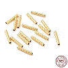 925 Sterling Silver Tube Beads STER-D035-11G-4