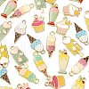 50Pcs 10 Styles Alloy Pendants ENAM-CJ0002-41-3